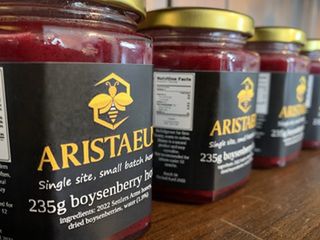 Aristaeus 2022 boysenberry honey 235g