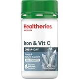 Healtheries Iron & Vitamin C 30s